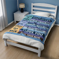 Gift For Daughter - Velveteen Plush Blanket