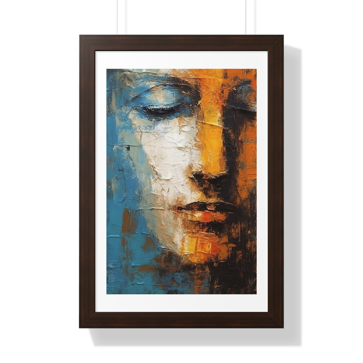 Abstract Sculpture Framed Vertical Poster