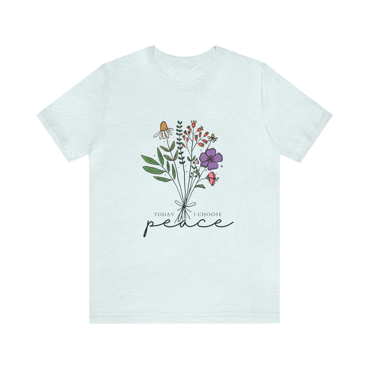 Today I Choose Peace Unisex Jersey Short Sleeve Tee