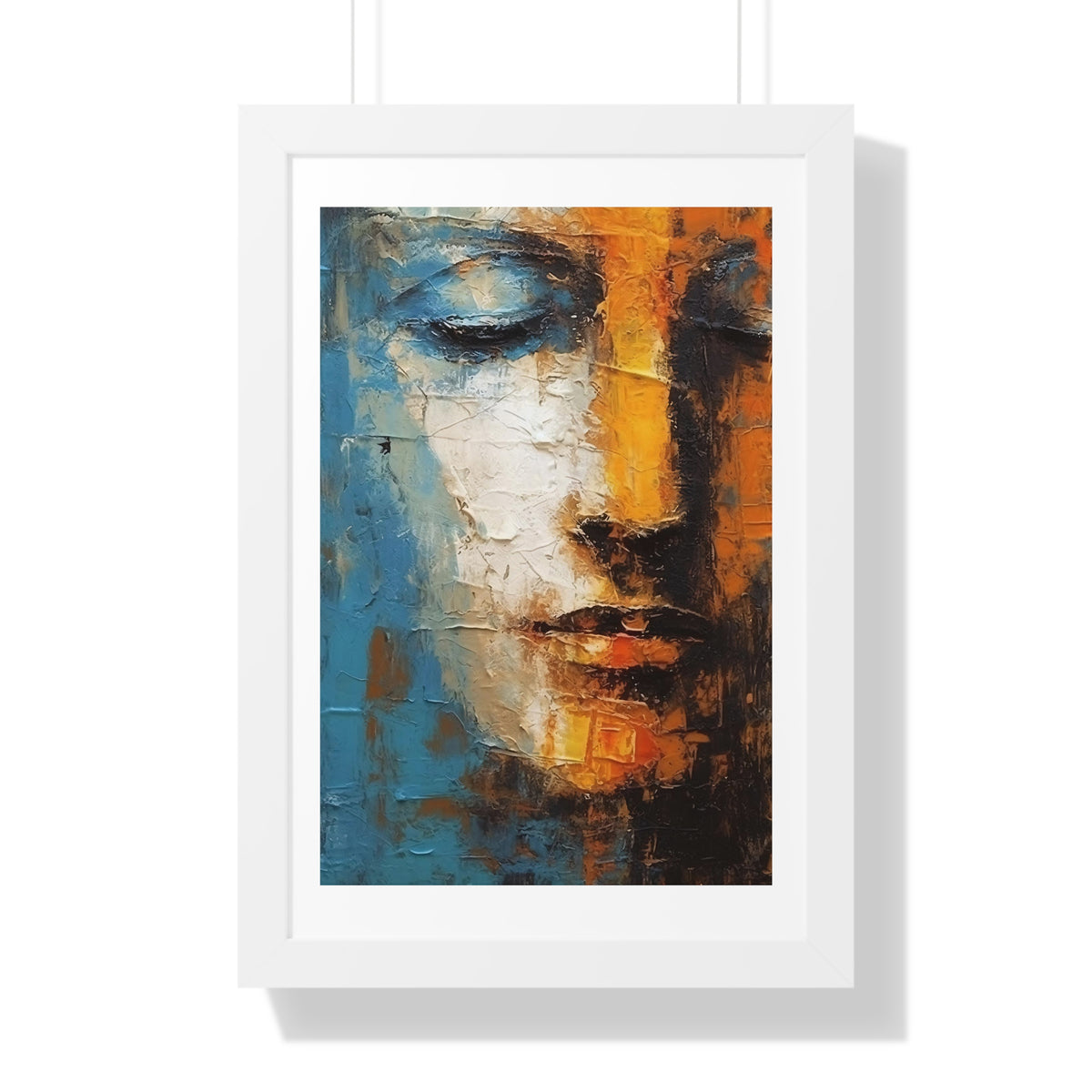 Abstract Sculpture Framed Vertical Poster