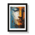 Abstract Sculpture Framed Vertical Poster