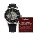 My Love Men's Openwork Watch