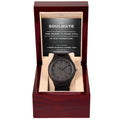 To My Soulmate Wooden Watch